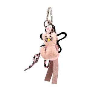 NEW LIKE DREAMS women's tofu kitty bag charm in blush